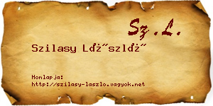 Szilasy László névjegykártya